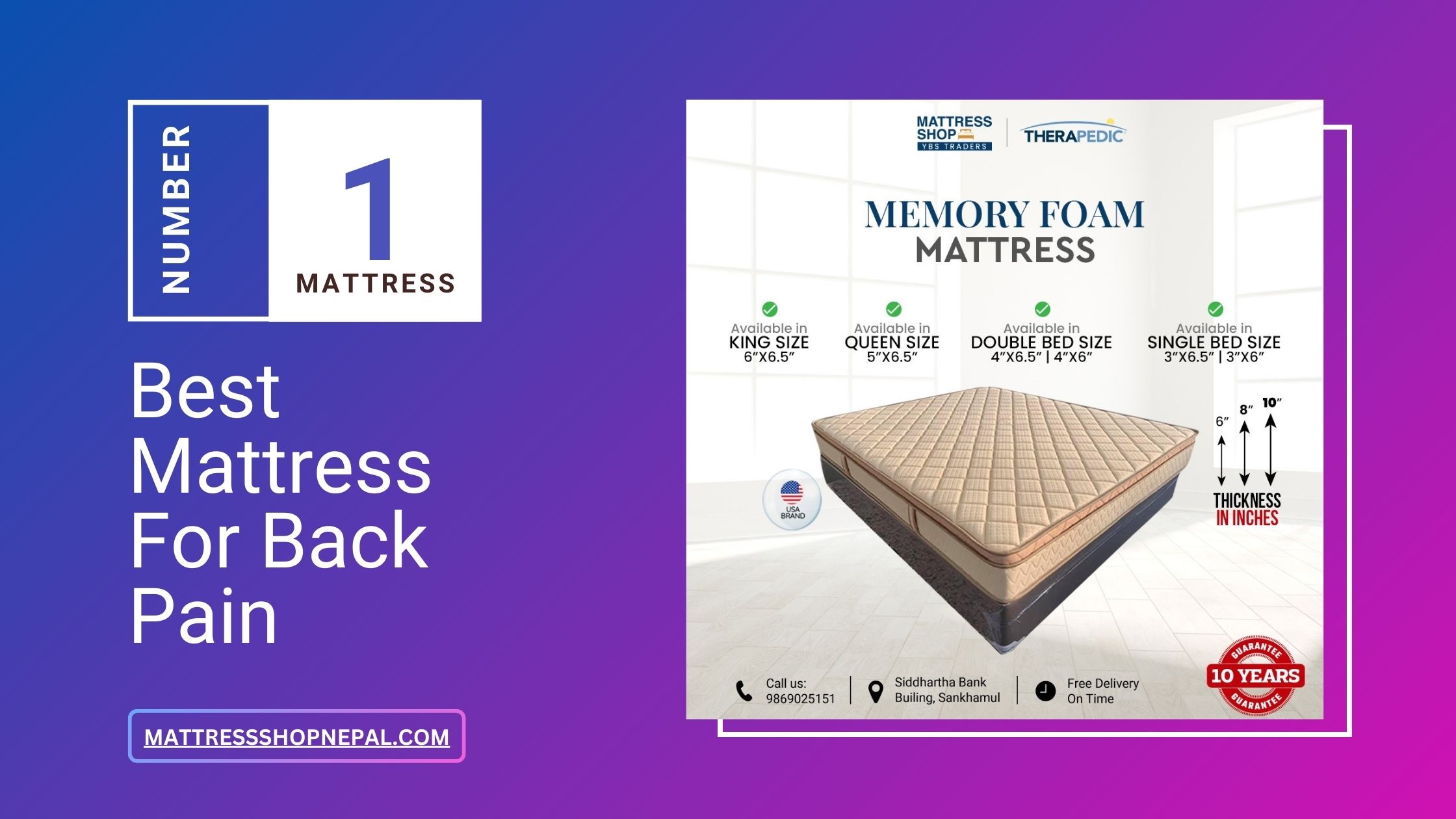 Best mattress for back pain